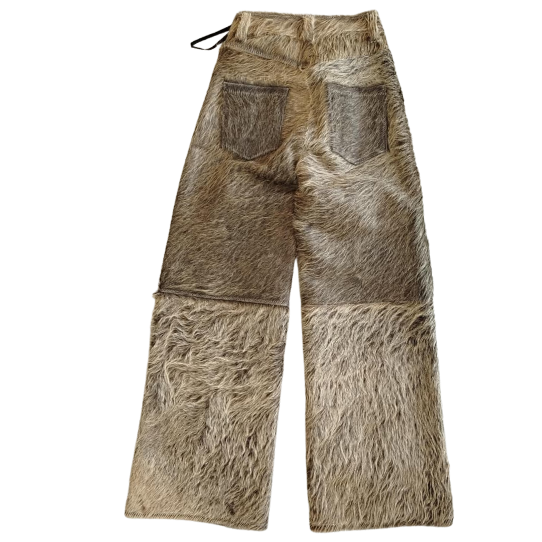 Calça de Couro Flare