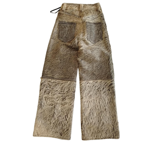 Calça de Couro Flare