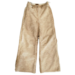 Calça de Couro Flare