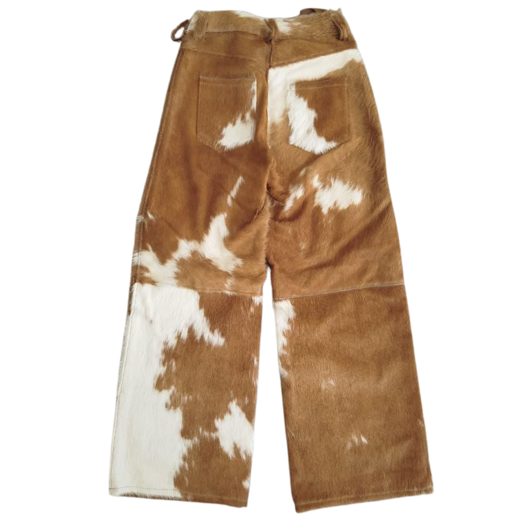 Calça de Couro Flare