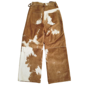 Calça de Couro Flare