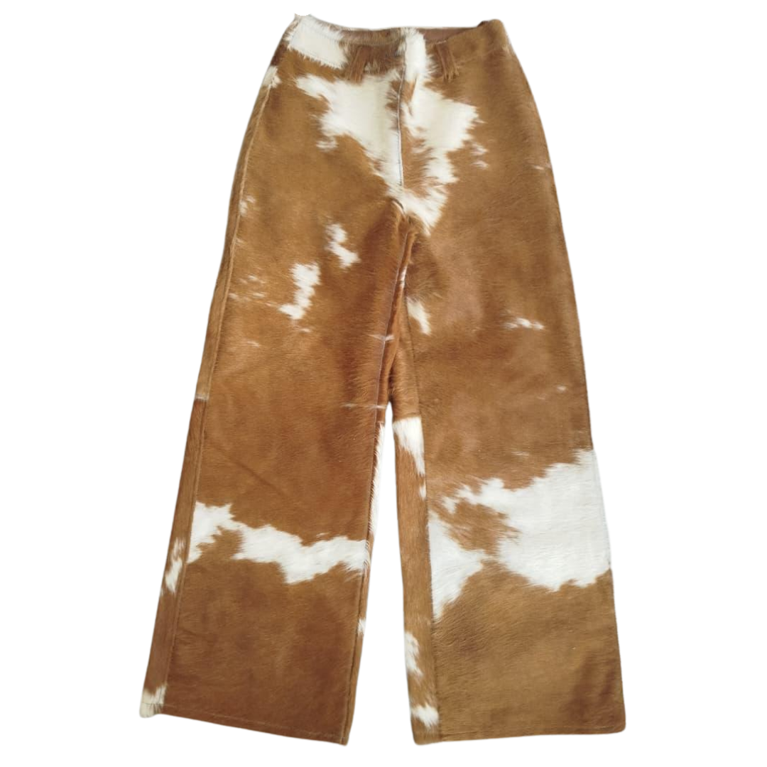 Calça de Couro Flare