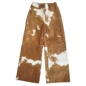 Calça de Couro Flare