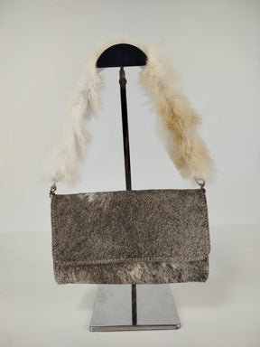 Clutch Bag with Rabbit Handle