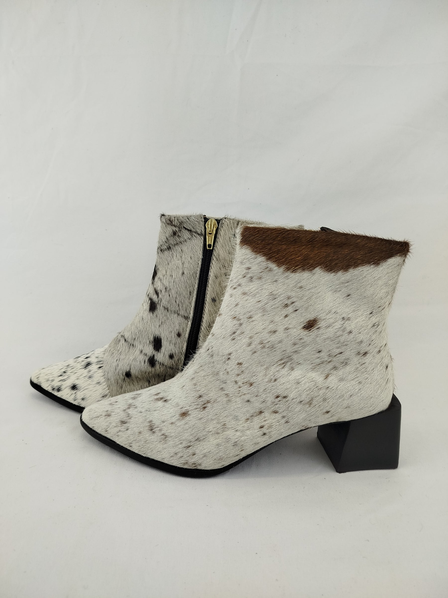 Bota Cano Curto Salto Bloco | Tamanho 38