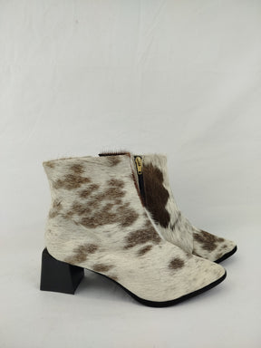 Bota Cano Curto Salto Bloco | Tamanho 38