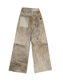 Calça de Couro Flare
