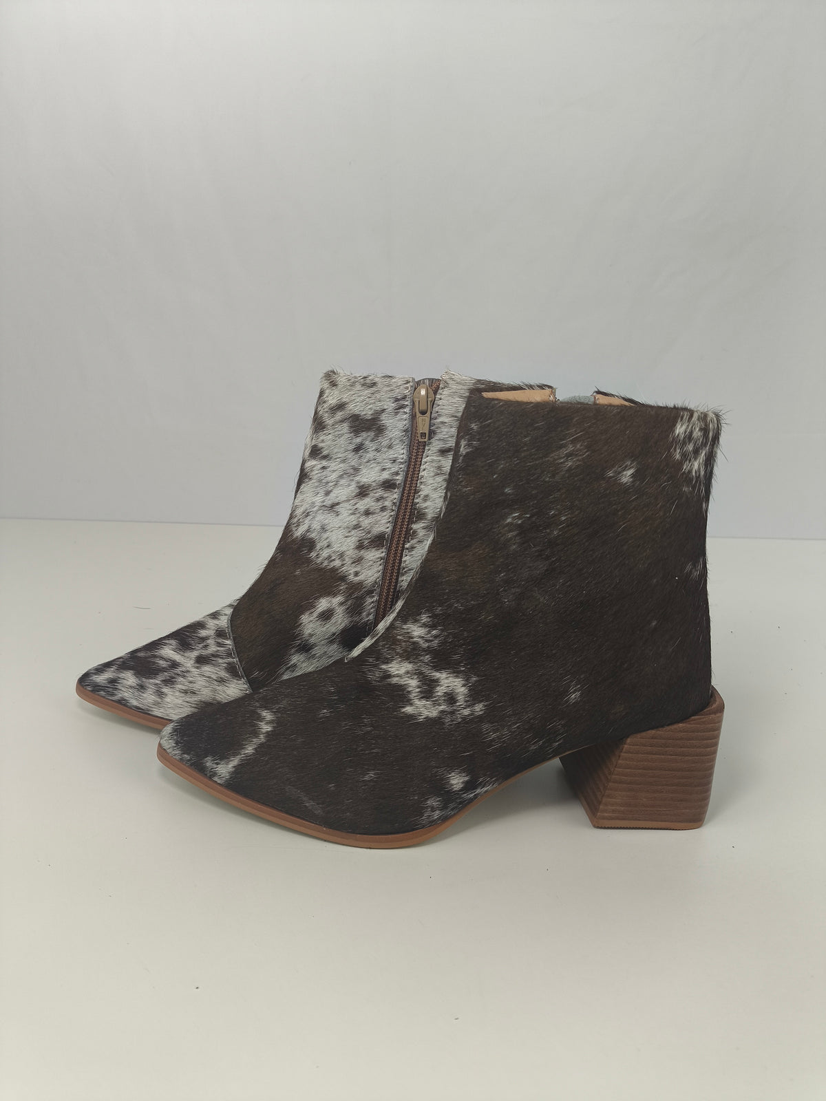 Bota Cano Curto Salto Bloco | Tamanho 37