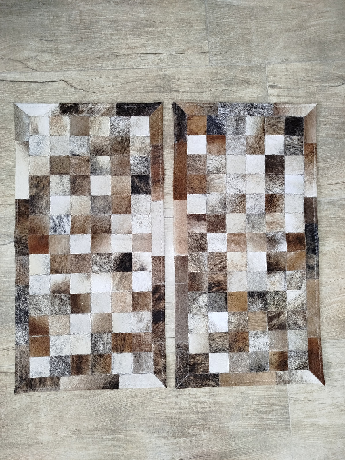 Passadeiras de Couro Duplas 1,00x0,5m | Modelo 21