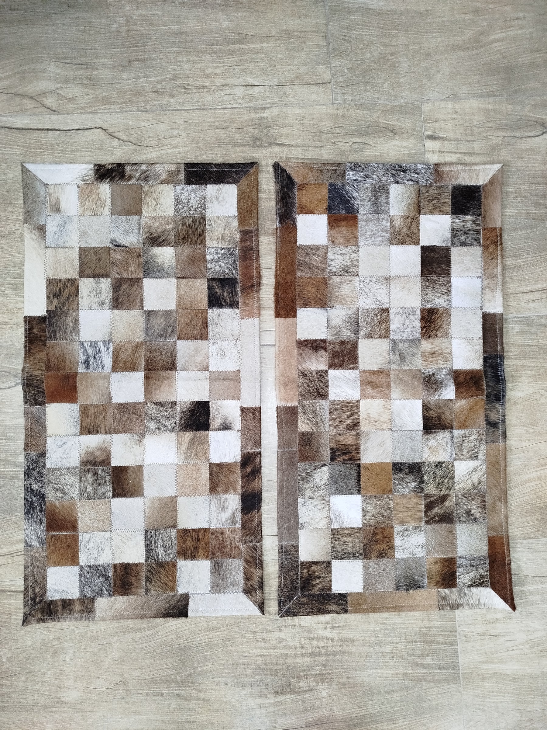 Passadeiras de Couro Duplas 1,00x0,5m | Modelo 21