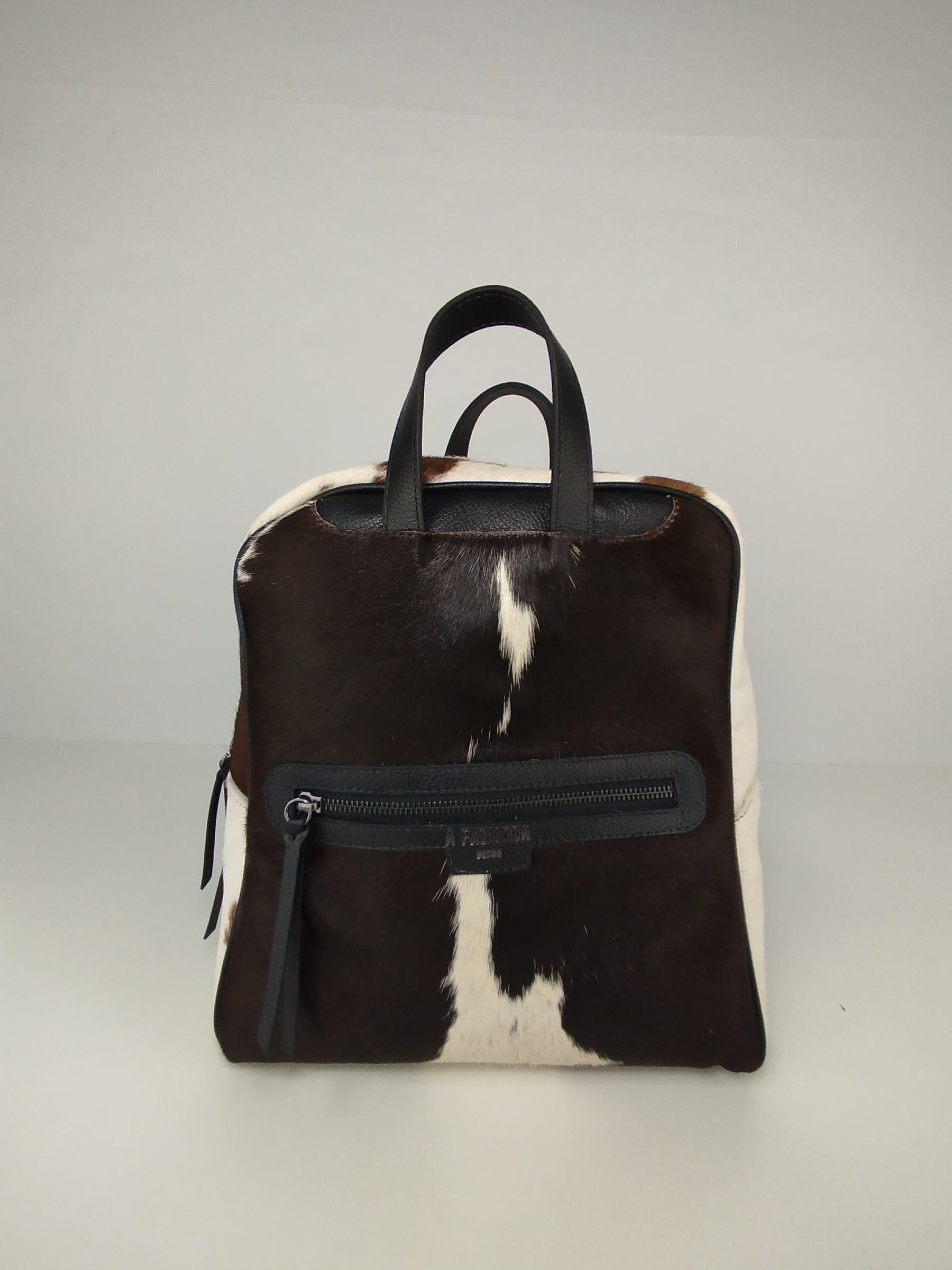 Mochila De Couro Slim