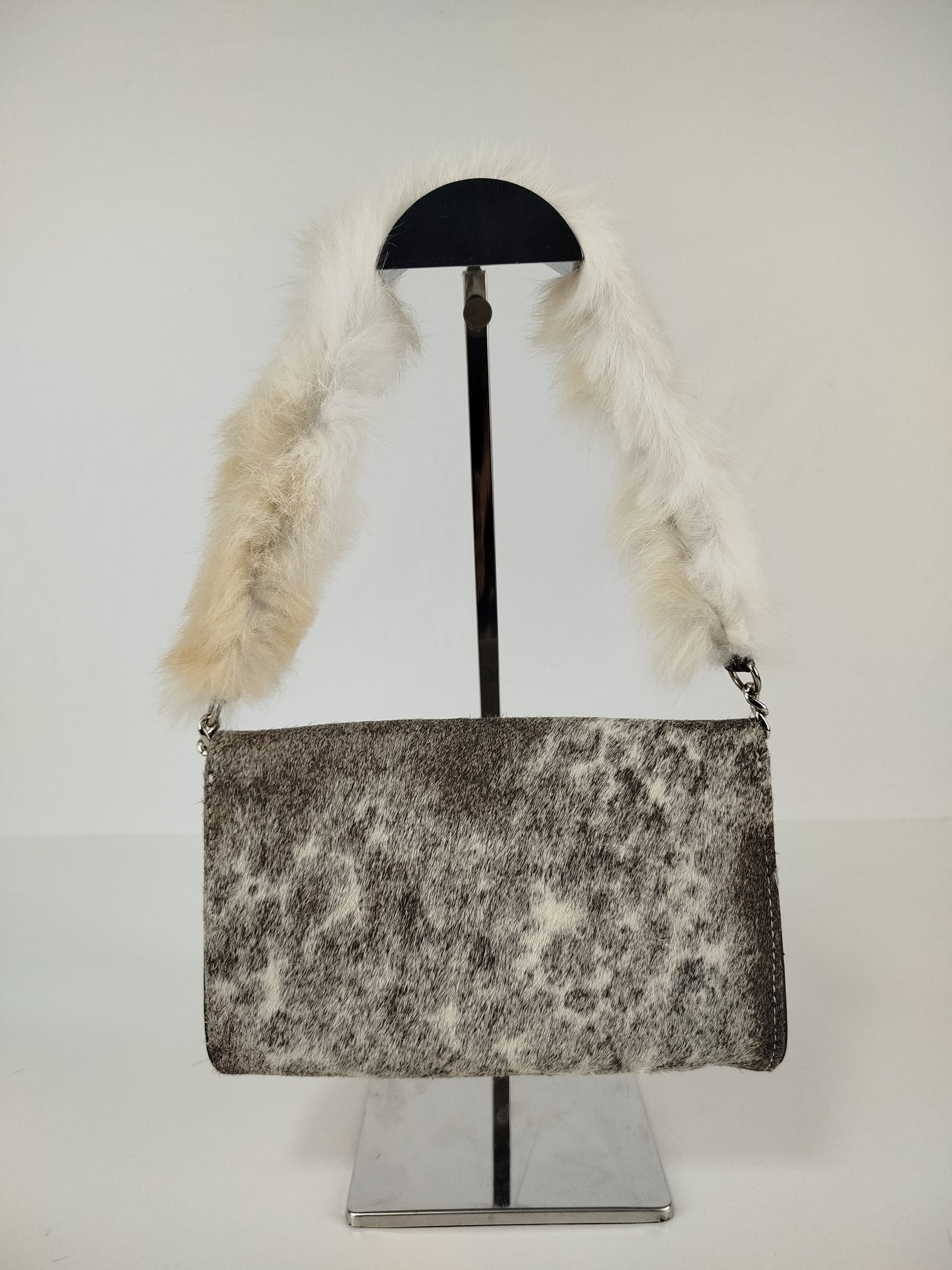 Clutch Bag with Rabbit Handle