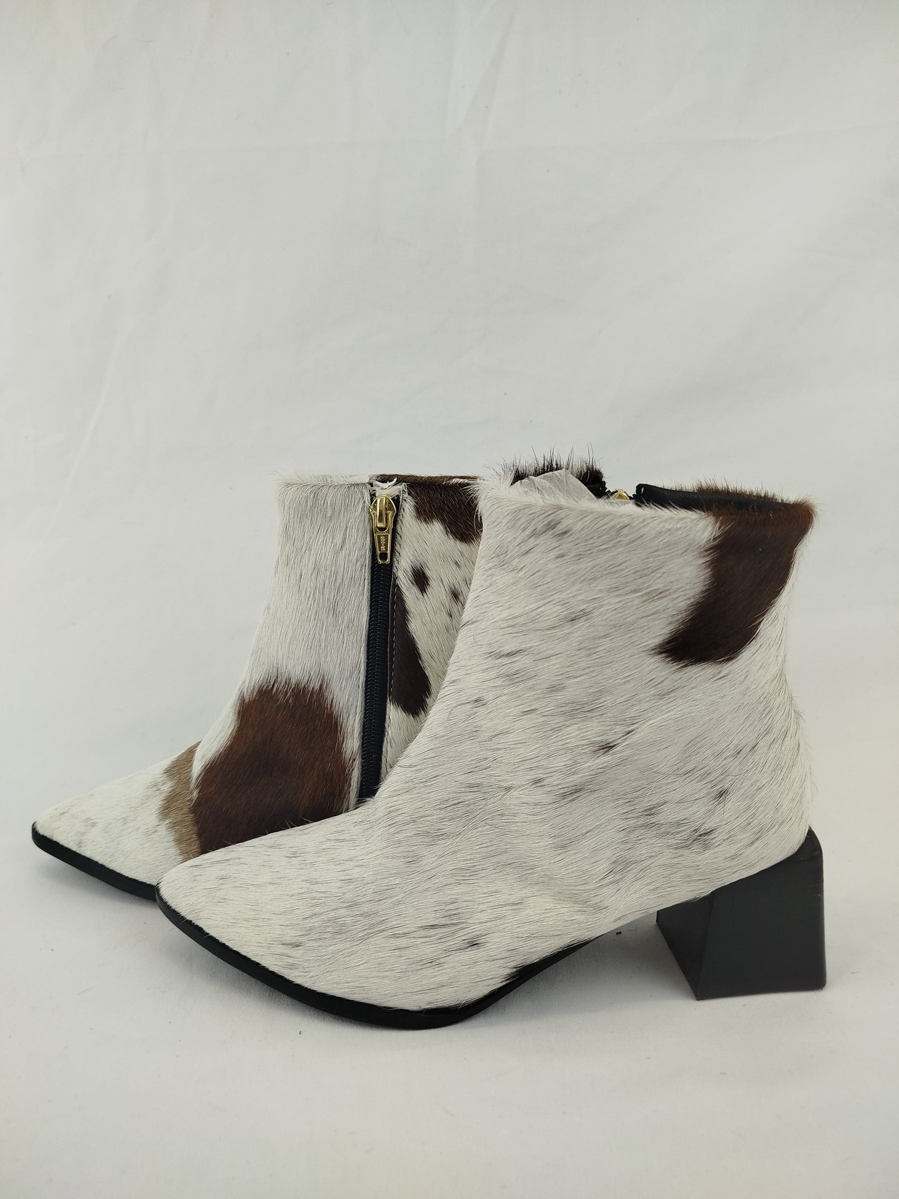 Bota Cano Curto Salto Bloco | Tamanho 35