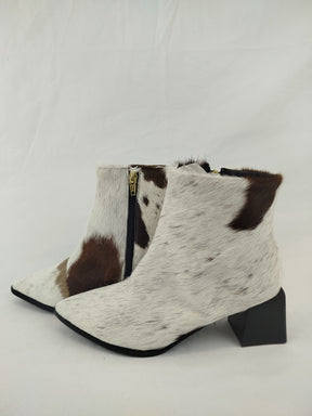 Bota Cano Curto Salto Bloco | Tamanho 35