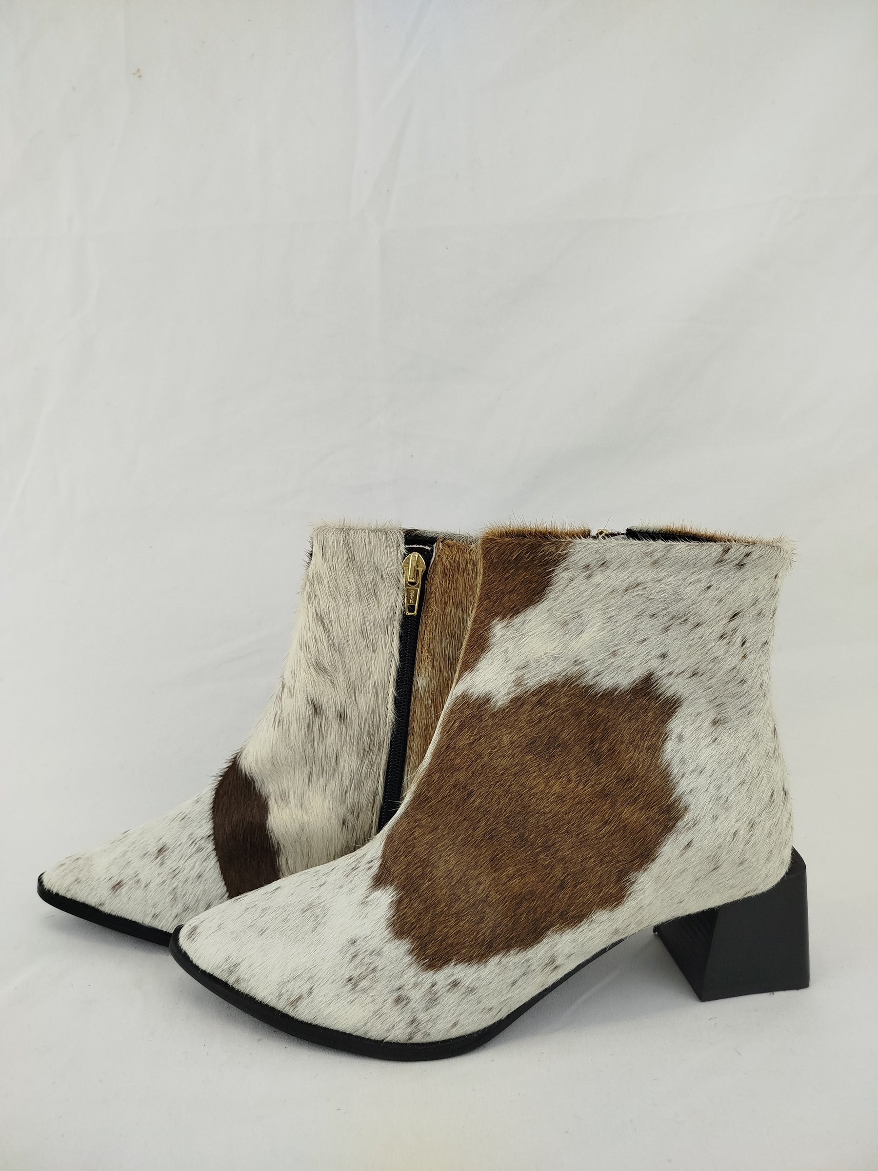 Bota Cano Curto Salto Bloco | Tamanho 37