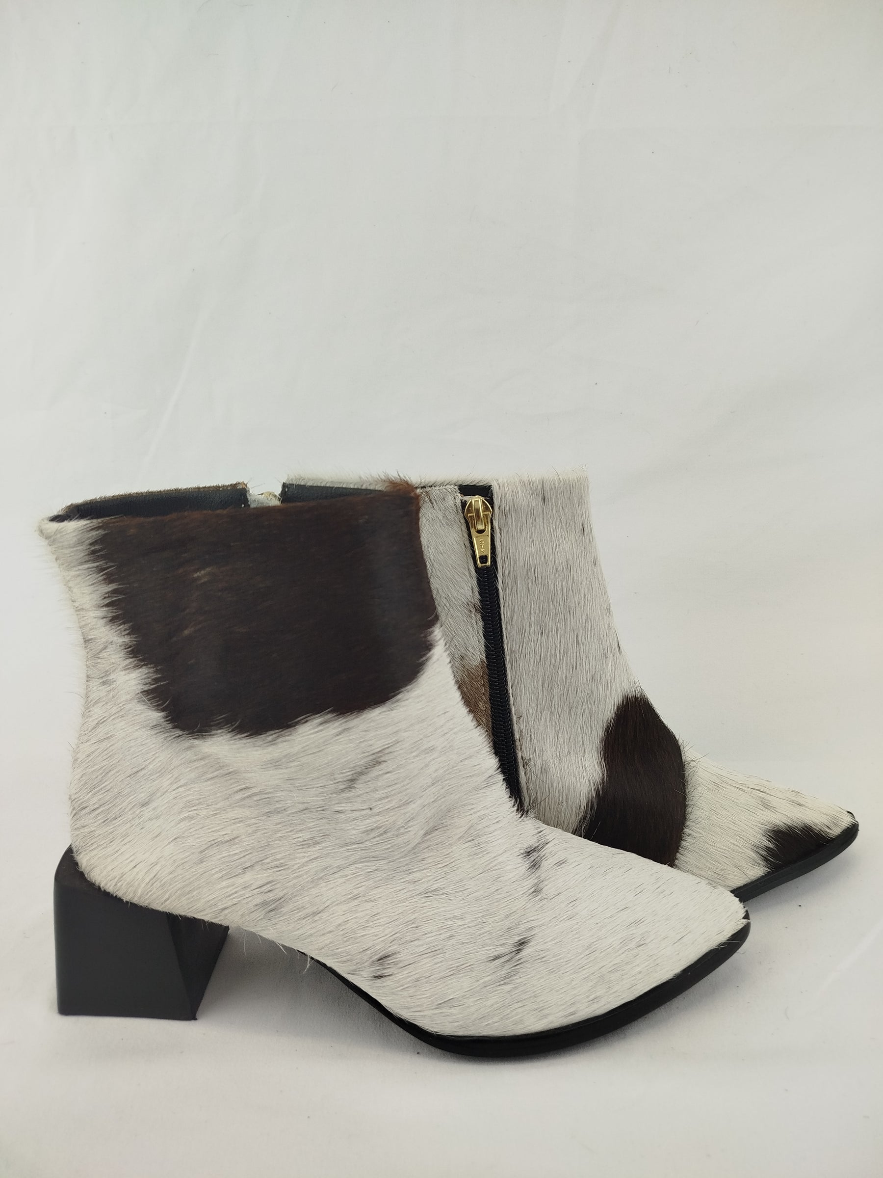 Bota Cano Curto Salto Bloco | Tamanho 35