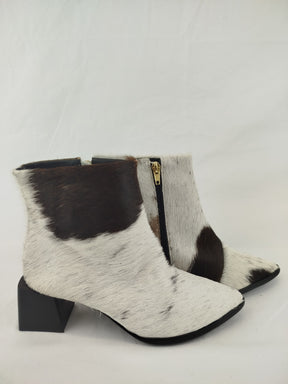 Bota Cano Curto Salto Bloco | Tamanho 35