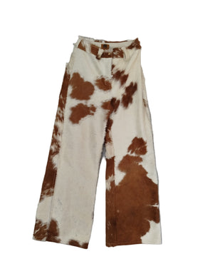 Calça de Couro Flare