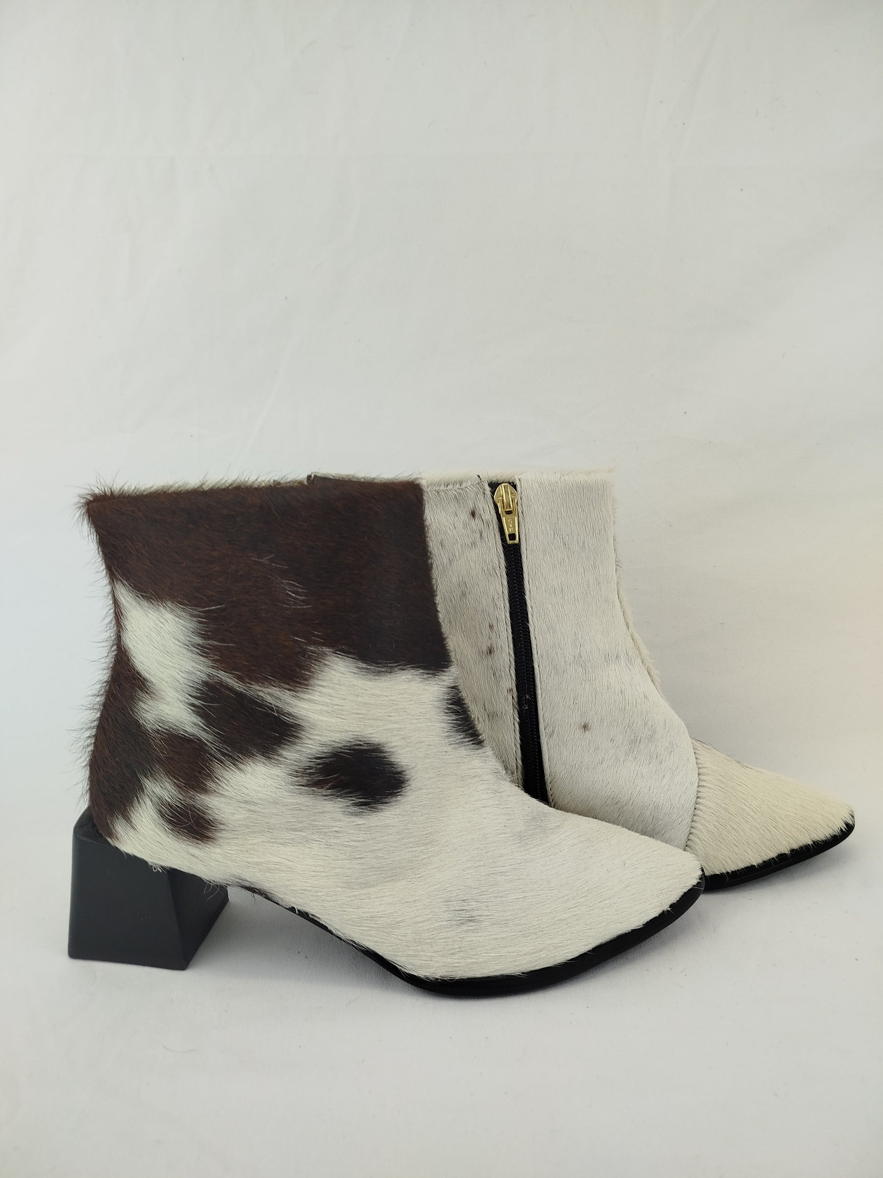 Bota Cano Curto Salto Bloco | Tamanho 36