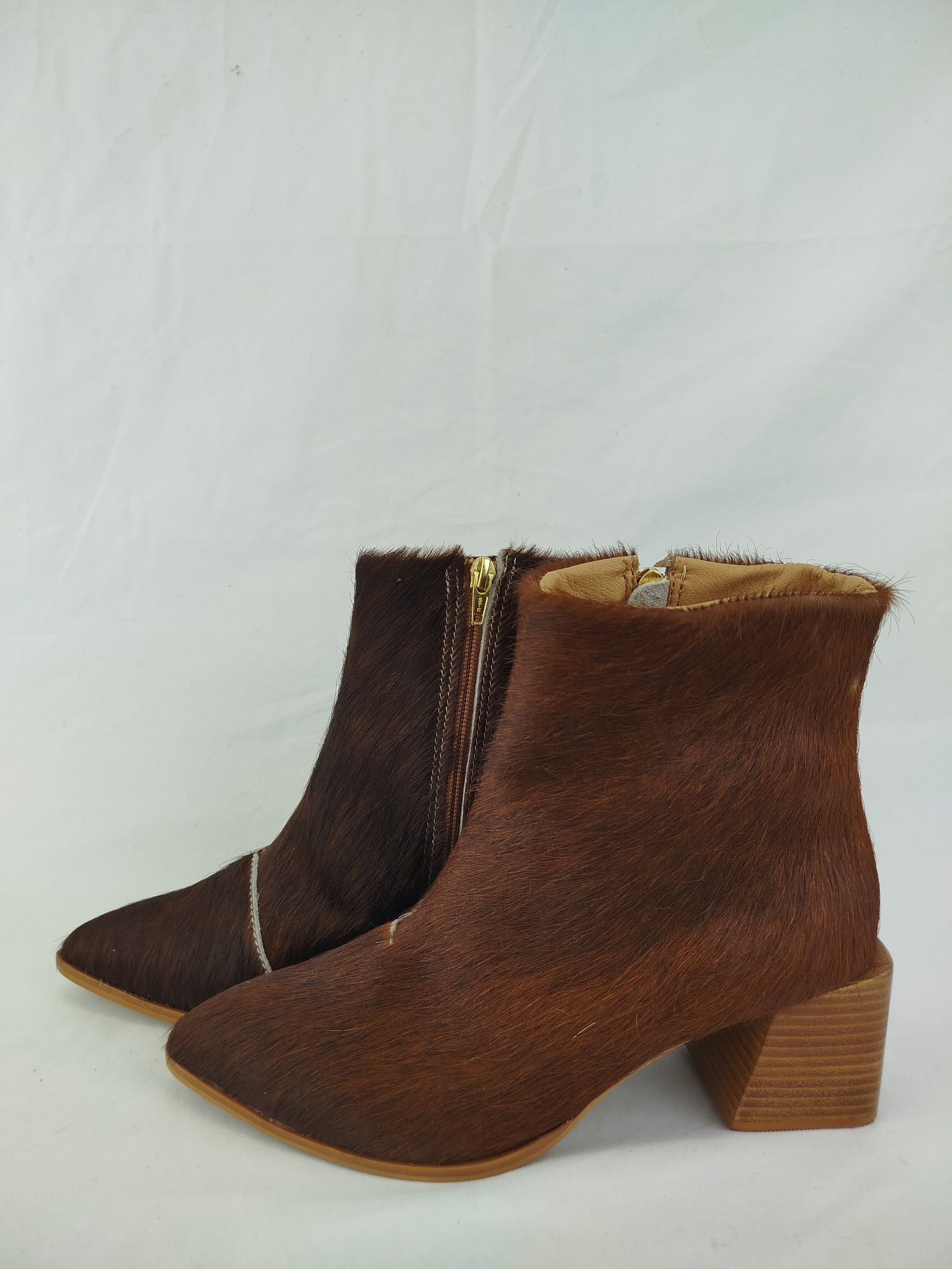 Bota Cano Curto Salto Bloco | Tamanho 37