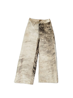 Calça de Couro Flare