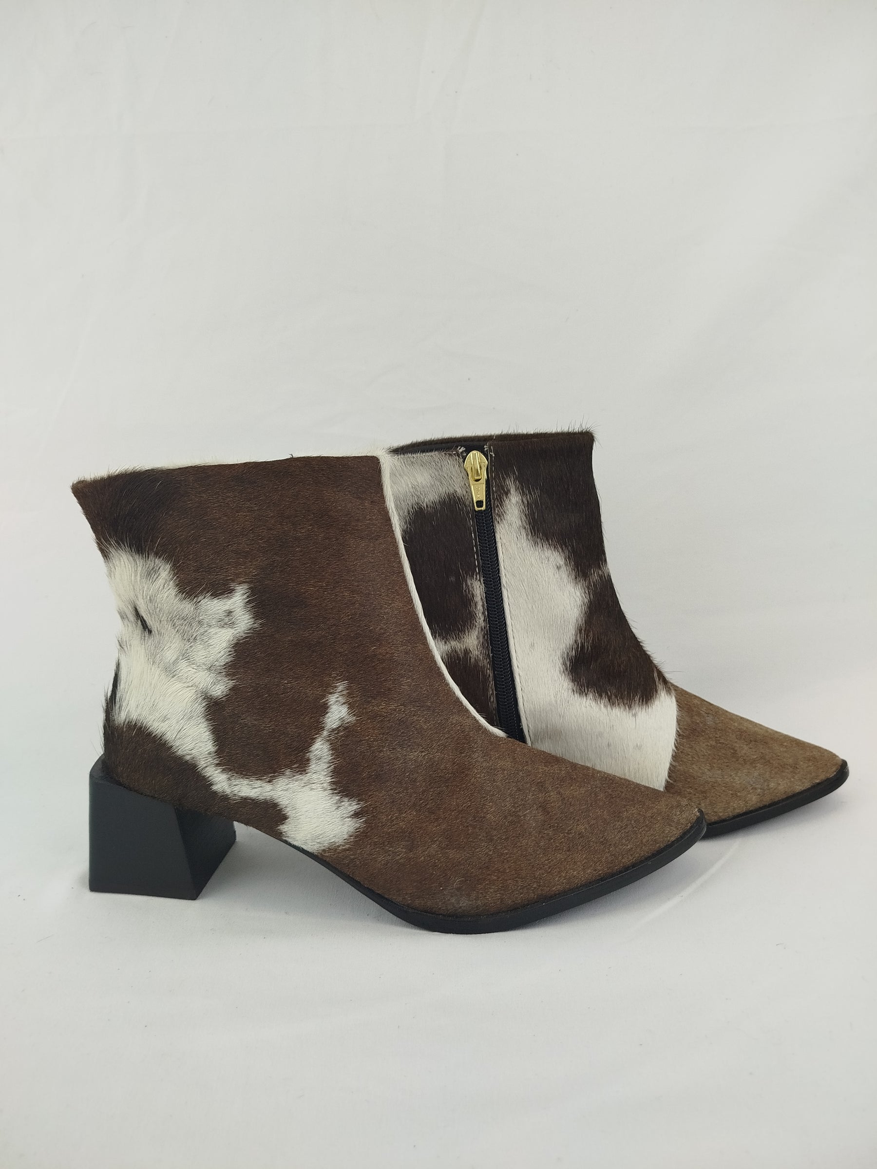 Bota Cano Curto Salto Bloco | Tamanho 37