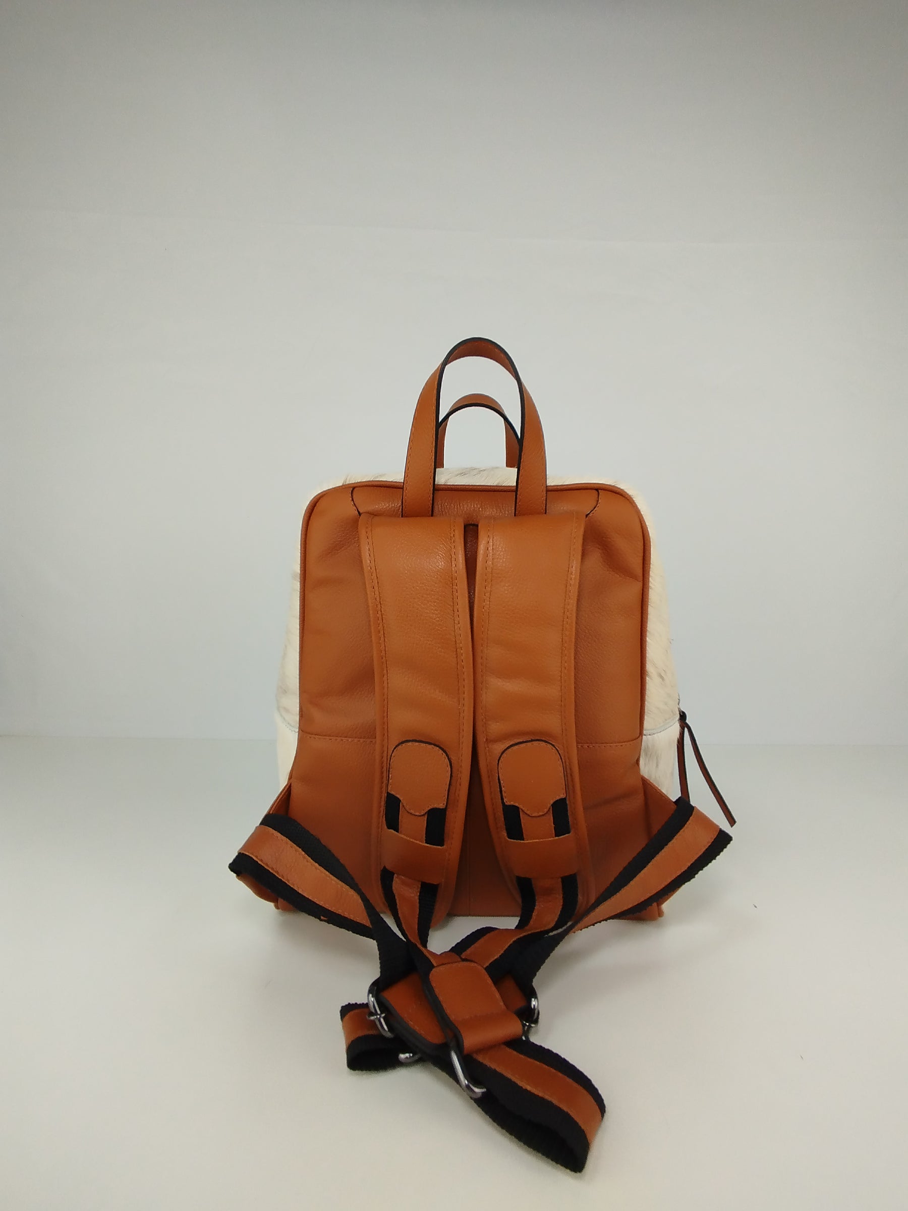 Mochila De Couro Slim