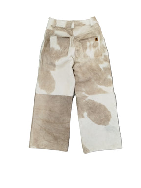 Calça de Couro Flare