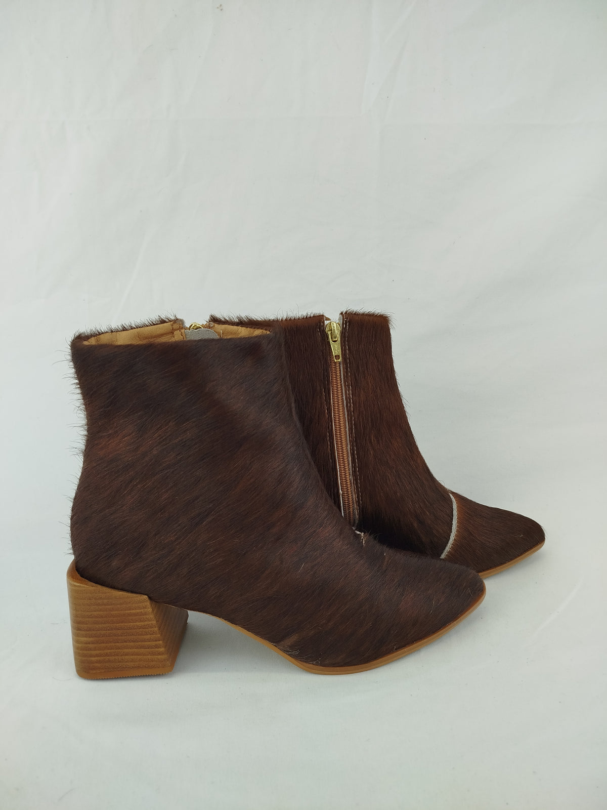 Bota Cano Curto Salto Bloco | Tamanho 37