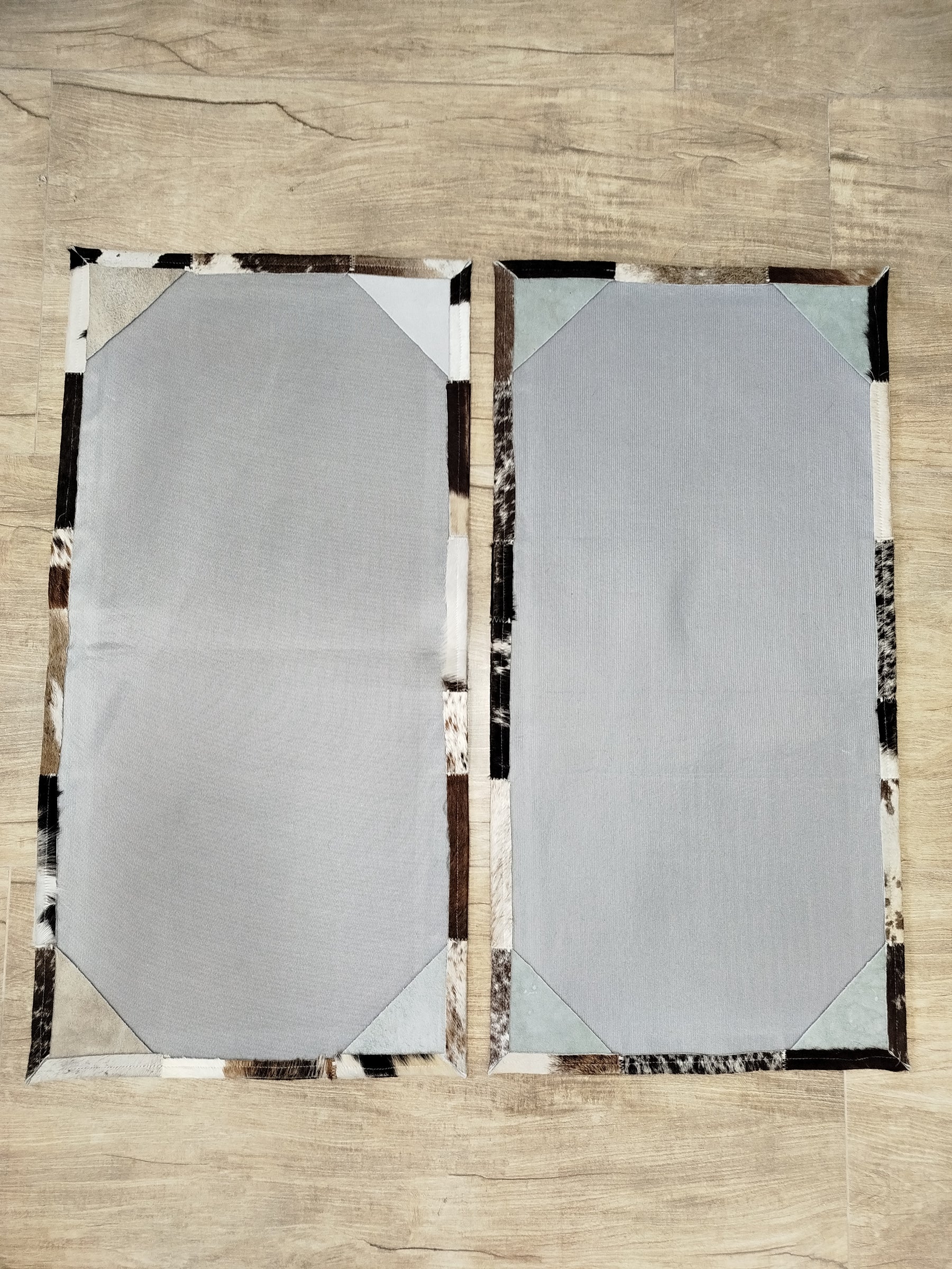 Passadeiras de Couro Duplas 1,00x0,5m | Modelo 23