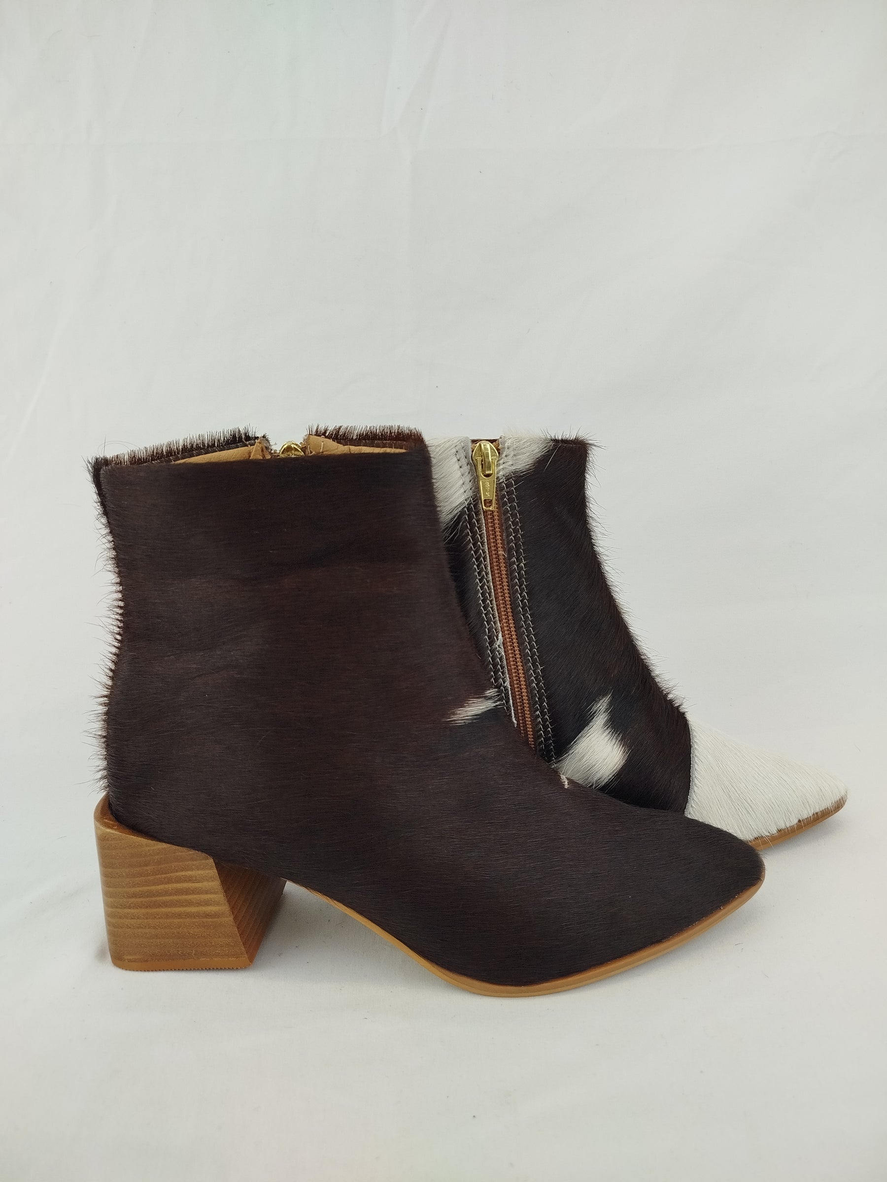 Bota Cano Curto Salto Bloco | Tamanho 37