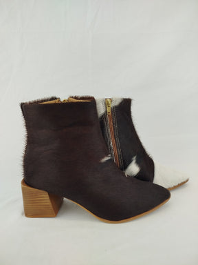 Bota Cano Curto Salto Bloco | Tamanho 37