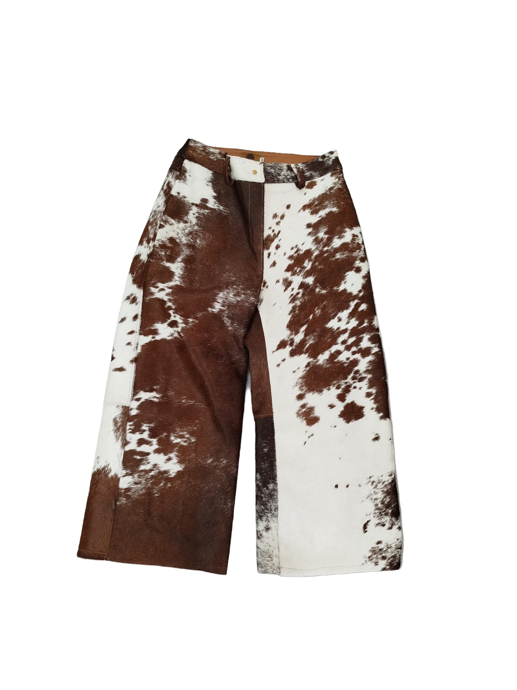 Calça de Couro Flare