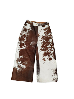 Calça de Couro Flare