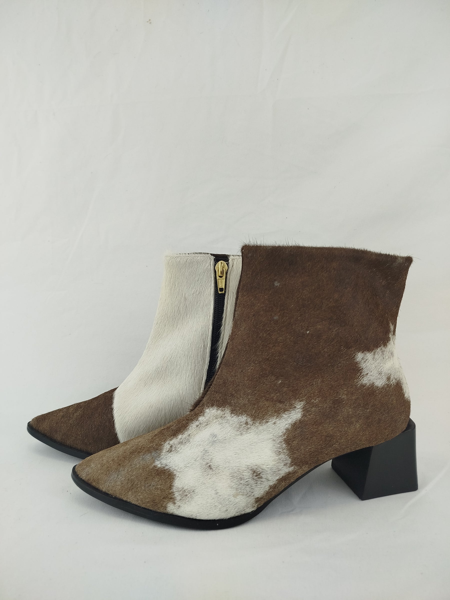 Bota Cano Curto Salto Bloco | Tamanho 37