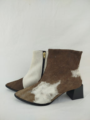 Bota Cano Curto Salto Bloco | Tamanho 37