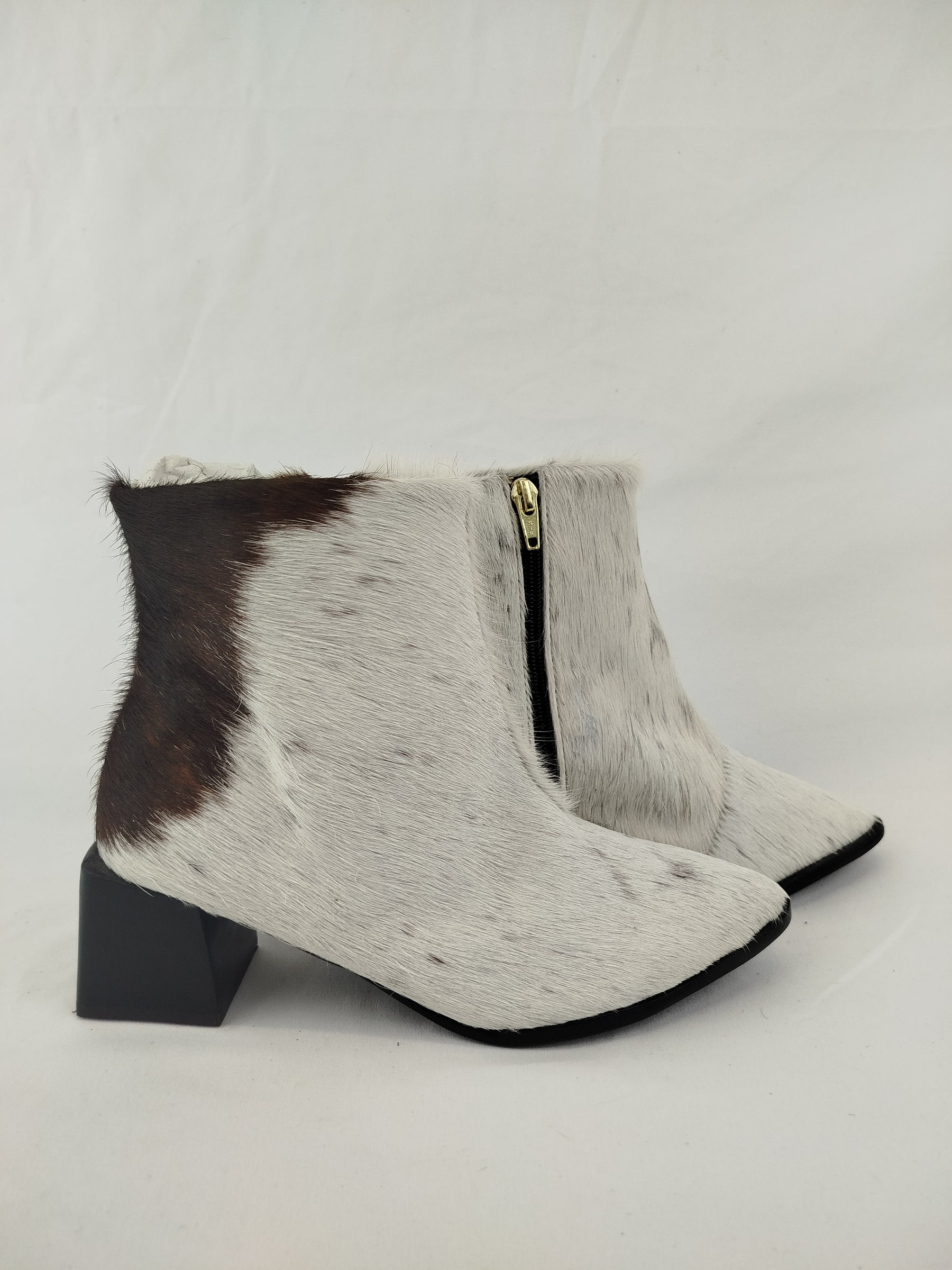 Bota Cano Curto Salto Bloco | Tamanho 35