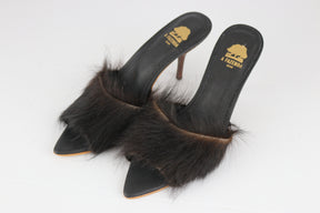 Mule bico folha N.38