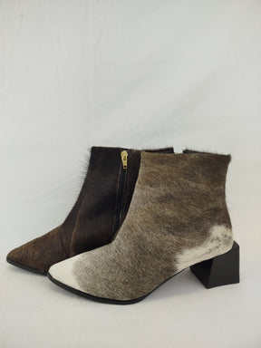 Bota Cano Curto Salto Bloco | Tamanho 38