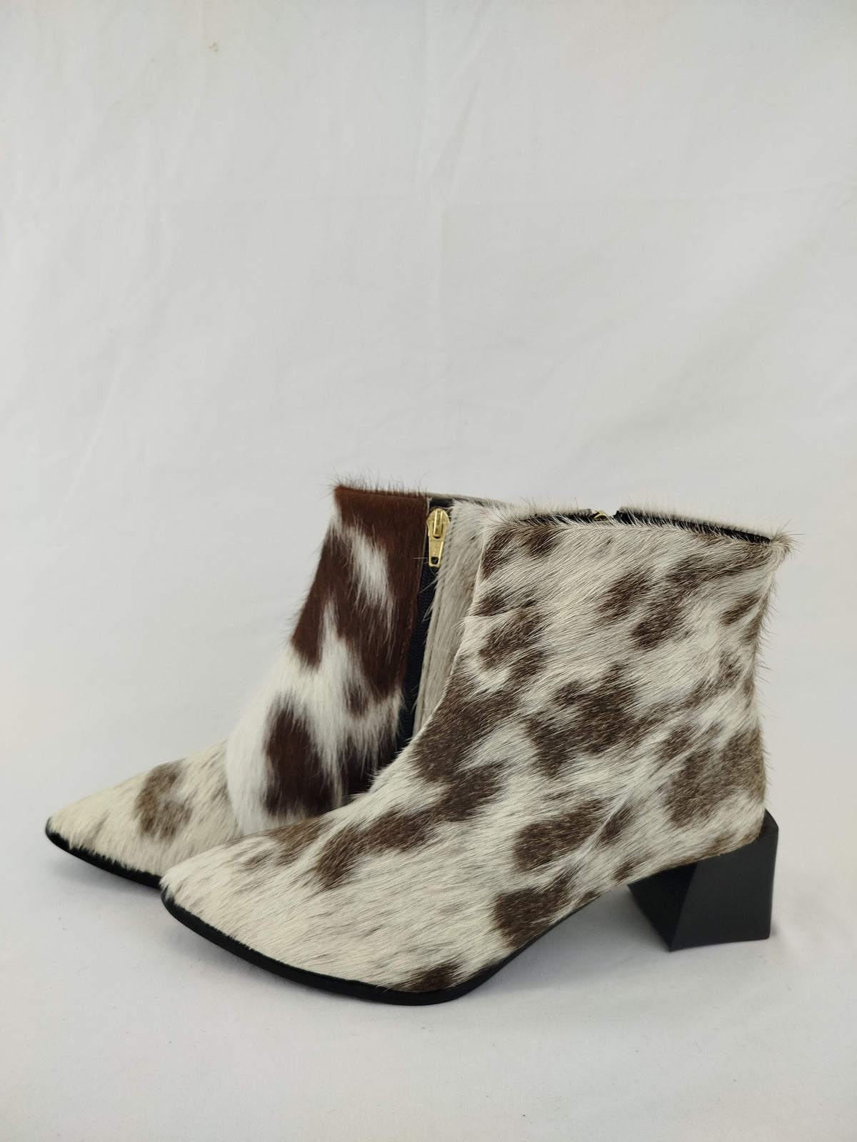 Bota Cano Curto Salto Bloco | Tamanho 38