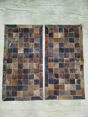 Passadeiras de Couro Duplas 1,00x0,5m | Modelo 17