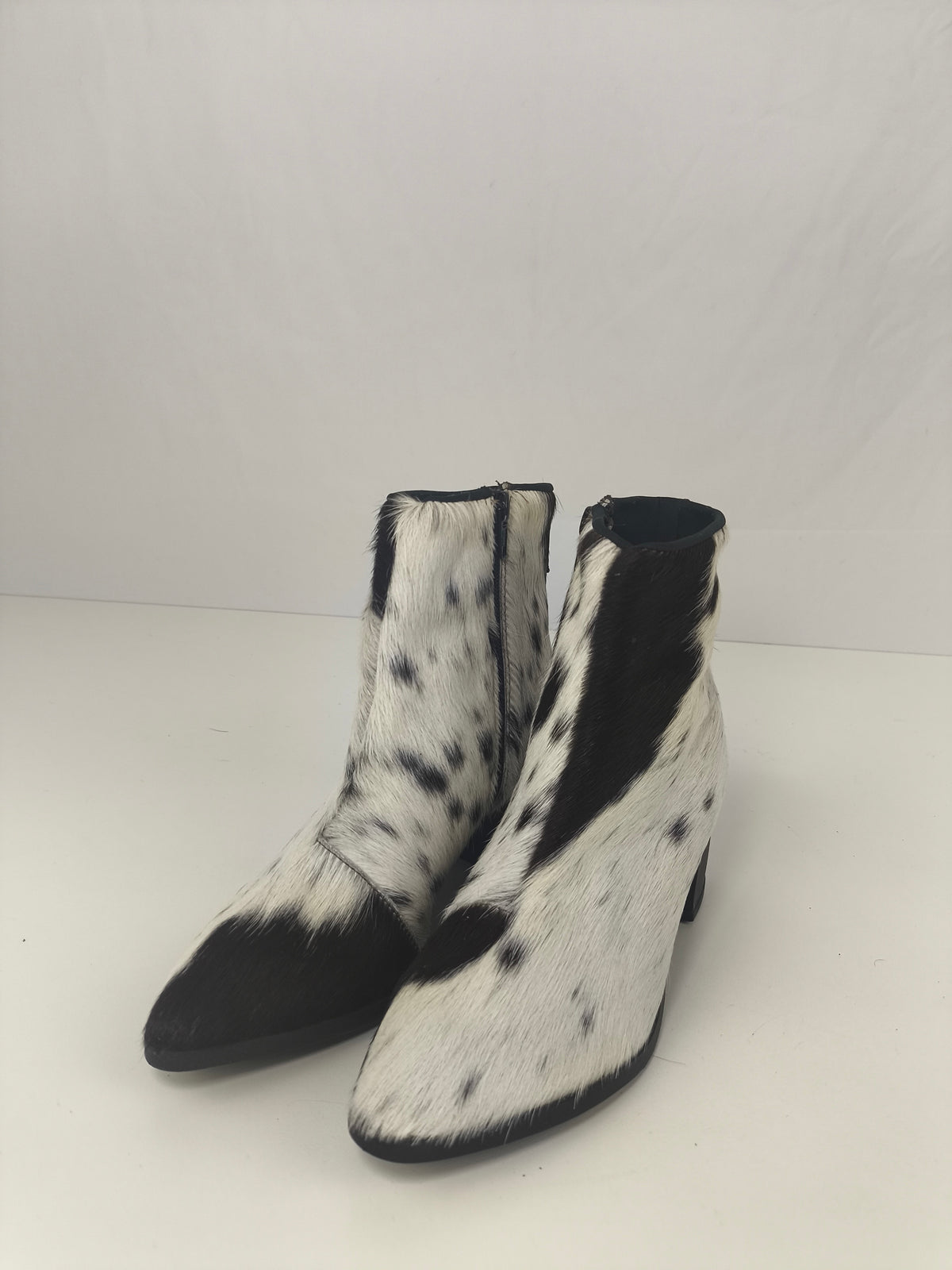 Bota Cano Curto Salto Bloco | Tamanho 35