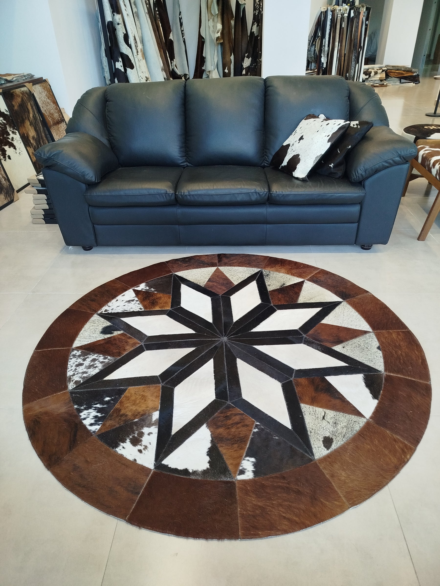 Mandalas de Couro Estrela [SOB-MEDIDA] | Modelo 16