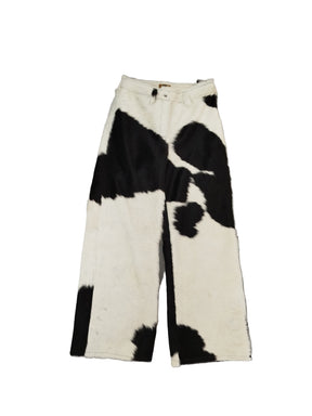 Calça de Couro Flare