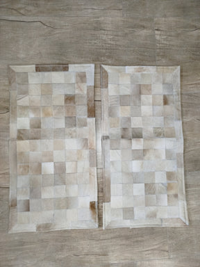 Passadeiras de Couro Duplas 1,00x0,5m | Modelo 25