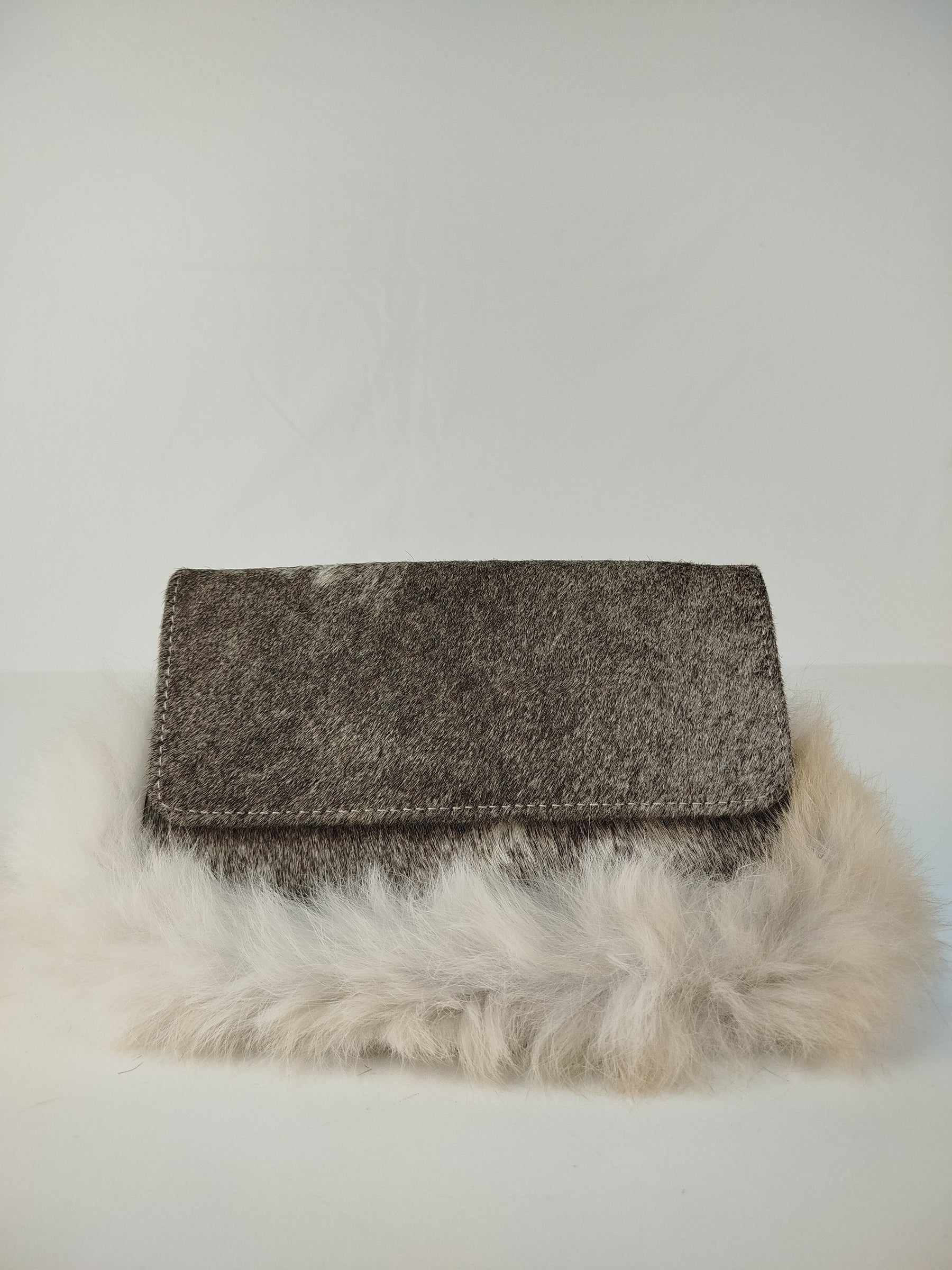 Clutch Bag with Rabbit Handle