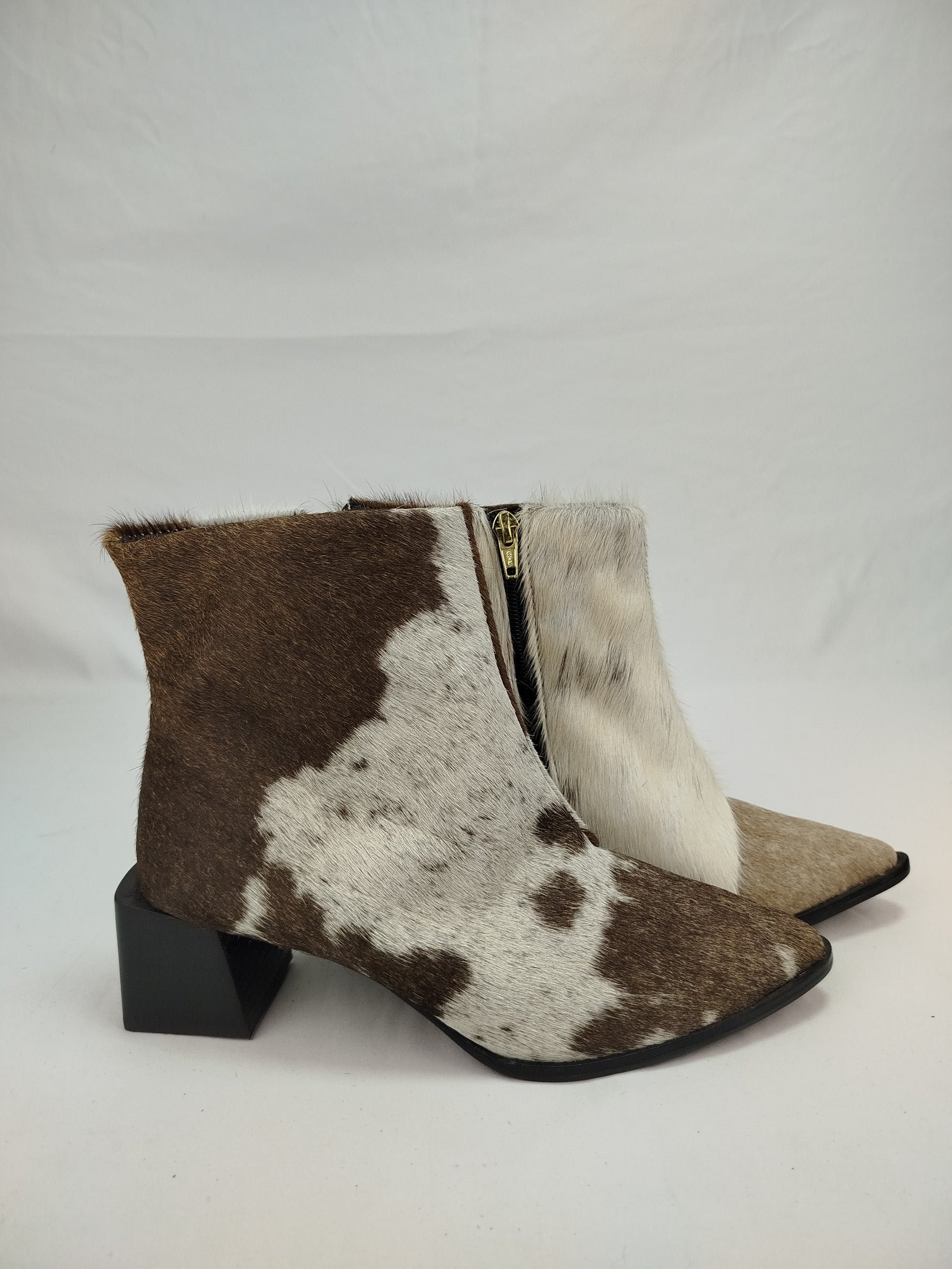 Bota Cano Curto Salto Bloco | Tamanho 36