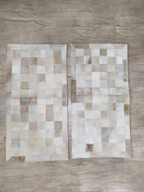 Passadeiras de Couro Duplas 1,00x0,5m | Modelo 19