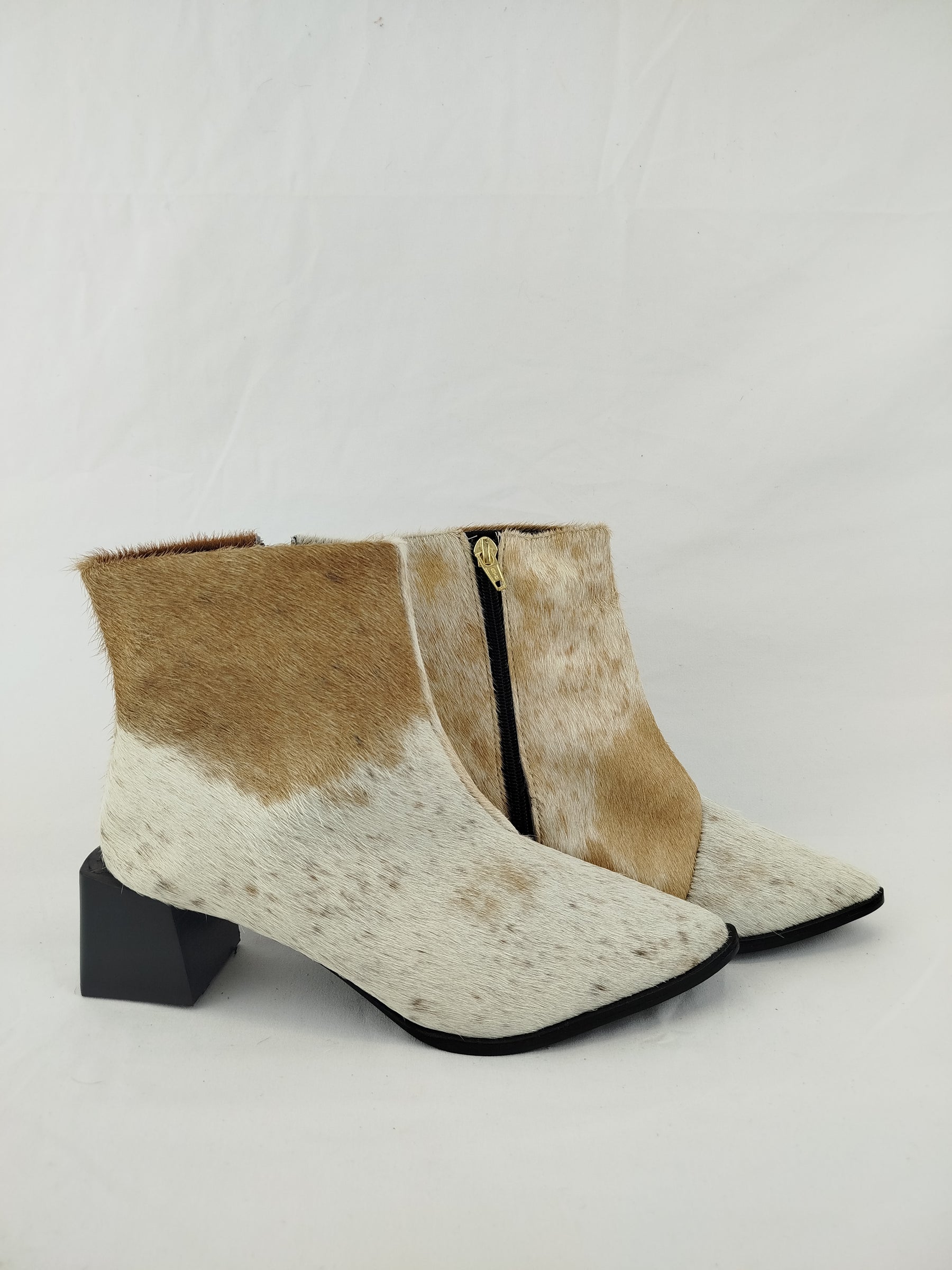 Bota Cano Curto Salto Bloco | Tamanho 36