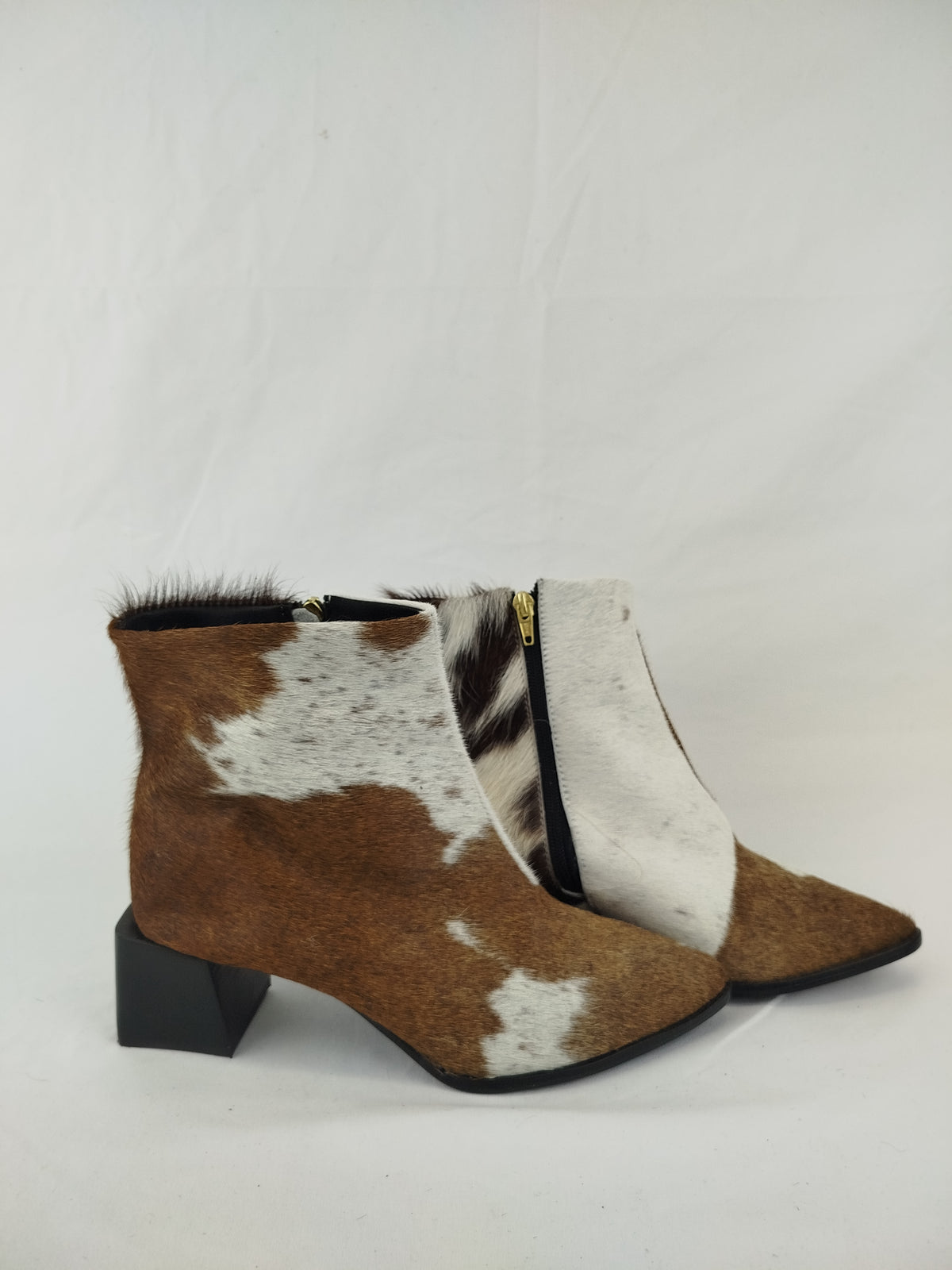 Bota Cano Curto Salto Bloco | Tamanho 39